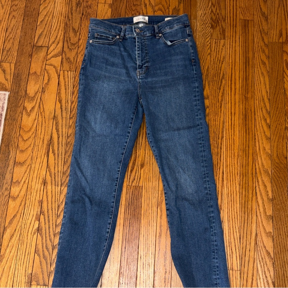 Frame Denim Women's Straight Leg Blue Jeans Size 29